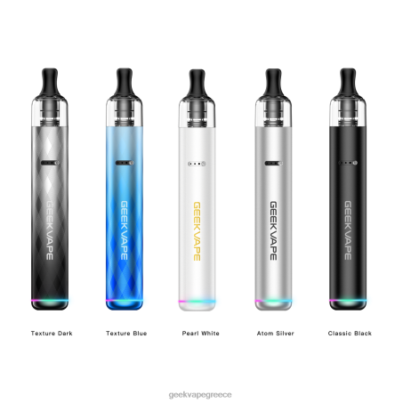GeekVape wenax s3 (stylus 3) κιτ στυλό ατμίσματος 1100mah D8N4R65 μπλε υφή | Geek Vape Athena Squonk Kit
